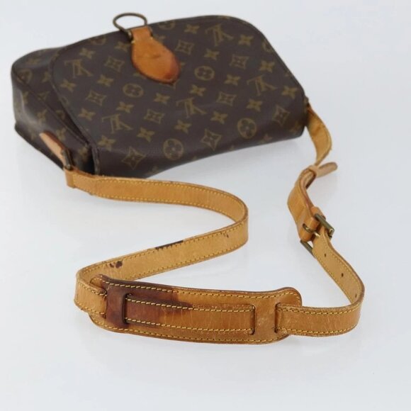 LOUIS VUITTON Monogram Saint Cloud GM Shoulder Bag M51242 LV Auth 144775 - Picture 6 of 16